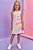 Vestido em Fly Tech Rosa Estampa Gato - Ref 77002 - Kukiê - Imagem 2