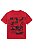 Camiseta Masculina Infantil Manga Curta Naruto Johnny Fox -Vermelha REF60176 - Imagem 1