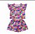 Conjunto Infantil Menina - Blusa Com Babado na Manga - Short - Imagem 1