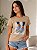T-Shirt - Blusa Feminina Juvenil - Com Estampa Fashion - Imagem 1