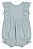 Body Bebê Menina com Franzido Colorittá Azul - Ref 71135 - Imagem 1