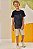 Conjunto de Camiseta em Meia Malha e Bermuda em Tecido Eco com Elastano - Ref 77577 LucBoo - Imagem 2