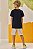Conjunto de Camiseta em Meia Malha e Bermuda em Tecido Eco com Elastano - Ref 77577 LucBoo - Imagem 3