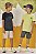 Conjunto de Camiseta em Meia Malha e Bermuda em Tecido Eco com Elastano - Ref 77577 LucBoo - Imagem 1
