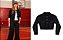 Jaqueta Cropped Jeans Preto - Juvenil Menina - Elian Beats - Jeans Preto - Ref 271745 - Imagem 2