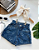 Short Jeans Feminino Estampa em Estrela - Imagem 1