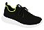 Tenis Masculino Infantil Tecido Calce Fácil Preto com Neom Molekinho - Ref 2831.231 - Imagem 1