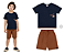 Conjunto Infantil Menino Sport Chic - Elian - Azul/Terracota - Ref 241396 - Imagem 1