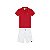 Conjunto Menino Camisa Polo Meia Malha e Jeans Com Elastano - Carinhoso -VERMELHO REF112480 - Imagem 2