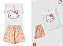 Conjunto Feminino Infantil Hello Kitty Simpatia de Menina - Hello Kitty - Imagem 1
