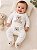 Conjunto Bebê 3 peças - Com Body, Mijão Bordado e Sapatinho - Ursinho Teddy - Imagem 1