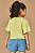 Blusa Feminina Infantil Boxy em Meia Malha Laranja - Ref 77176 Kukiê - Imagem 3