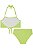 Conjunto de Biquíni em Malha com Proteção UV 50+ Verde Neon - Ref 74403 - Kukiê - Imagem 2