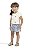 Conjunto Feminino Infantil Blusa Estampa Flores e Short Lese - Ref 71134 - Coloritta - Imagem 1