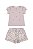 Conjunto Feminino Infantil Blusa Estampa Flores e Short Lese - Ref 71134 - Coloritta - Imagem 3