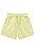 Shorts Feminino Infantil em Sarja Empapelada Kukie -Amarelo REF60198 - Imagem 1
