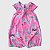 Macacão Feminino Infantil Regata Malwee -Rosa Estampado REF88445 - Imagem 1