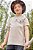 Conjunto de Camiseta Bege em Piquet com Elastano e Bermuda em Cotton Jeans - Ref 74702 - LucBoo - Imagem 2