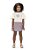Conjunto Menina Infantil - Blusa Meia Malha e Short Saia Malha Texturizada Estampada - Elian - Ref 252086 - Imagem 1