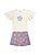 Conjunto Menina Infantil - Blusa Meia Malha e Short Saia Malha Texturizada Estampada - Elian - Ref 252086 - Imagem 2