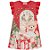 Vestido em Meia Malha - Vermelho Infanti  REF65395 - Imagem 1