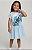 Vestido Infantil Feminino - Stitch Azul - Imagem 1