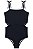 Maiô em Malha Uv Dry 50+ Preto Feminino Juvenil - Ref 74889 - Lilimoon - Imagem 3