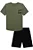Conjunto de Camiseta em Meia Malha e Bermuda em Molevisco - Ref 78322 - Johnny Fox - Imagem 4