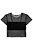 Trio de Blusa e Saia em Tule com Top em Cotton Preto - Ref 78096 - Lilimoon - Imagem 3