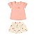 Conjunto feminino Infantil Salmão\Off Colorittá Ref - 71123 - Imagem 2