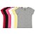 Blusa Básica Manga Curta Feminina Cores - Elian Ref 50030 - Imagem 1
