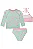 Trio de Blusa Boxy e Biquíni em Malha Uv Dry com Proteção Uv 50+ - Ref 78441 Infanti - Imagem 4