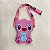 Bolsinha Infantil - Silicone Alça Carteira - Lilo Stitch Angel - 20 CM - Imagem 1
