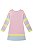 Vestido Infantil Manga Longa em Fly Tech Kukie -Rosa Estampado REF63418 - Imagem 2