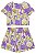 Conjunto feminino Manga Curta Estampa Tropical Frits - Ref 18028 - Bee Loop - Imagem 2