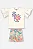 Conjunto Infantil para Menina com Bata e Bermuda Ciclista (Off White) - Ref 45735 Up Baby - Imagem 2