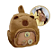 Mochila Bolsa Capivara Pelúcia Infantil - Com Broches - Imagem 2