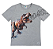 Alenice - Camiseta Meia Malha Roarr Meninos Cinza - Dinossauro - Ref 72095 - Imagem 1