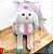 Mochila Infantil De Pelúcia Coelho Orelhas Longas - Com Led - Orelhas Mechem - Imagem 1
