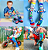 Meia Divertida Maluca Colorida 3d Infantil - MENINO - Imagem 1