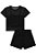 Conjunto de Blusa Boxy em Tela Top em Cotton e Short em Molevisco - Ref 82714 - Lilimoon - Imagem 2