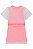 Conjunto Infantil de Vestido com Blusa Boxy Over em Tela Kukie -Rosa Neon REF61293 - Imagem 2
