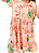 Vestido Infantil Menina Laranja Florido - Lulis - Mania de Marias - Imagem 2
