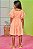 Vestido Infantil Midi em Meia Malha com Recortes Laterais Kukie -Laranja RE61426 - Imagem 4
