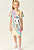 Vestido Feminino Gatinho Amarelo - Abrange - Ref 11870 - Imagem 1