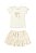 Conjunto Feminino Infantil Blusa Manga Curta e Short Saia Tule Off - Ref 71127 - Coloritta - Imagem 1