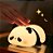 Luminária de Silicone - Nocturna Sensor De Toque - Panda Fofa - Recarregável USB - Decoração - Imagem 3