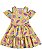 Vestido Infantil com Abertura Ombro Malwee -Amarelo Estampado REF101496 - Imagem 1