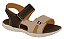 Sandália Papete Masculino - Molekinho Infantil Com Velcro - Bege/Marron - Ref 2400.139 - Imagem 2