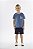 Camiseta Manga Curta em Meia Malha Azul - Ref 45512 - Up Baby - Imagem 1
